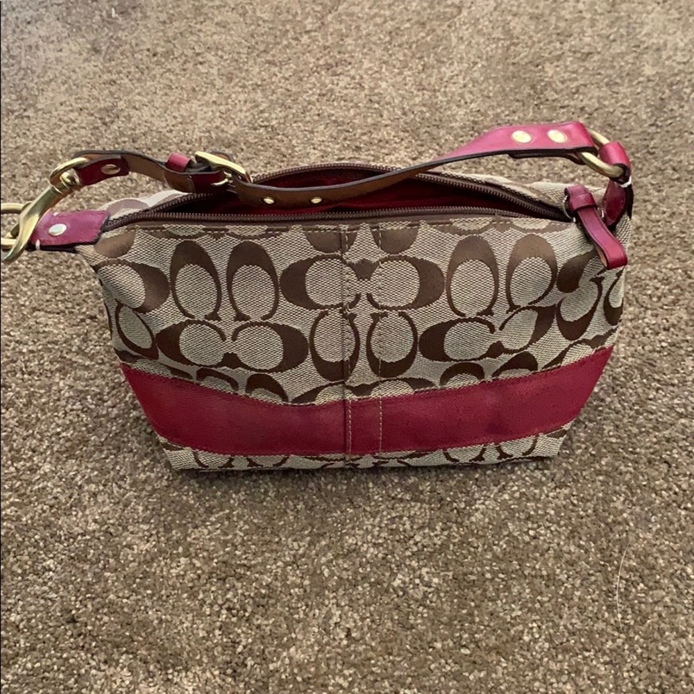 Vintage Coach Signature Demi Baguette Pouch #40024 - Y2K Monogram